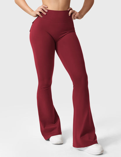 Victoria Fitness | Leggings acampanados con bolsillos