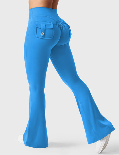 Victoria Fitness | Leggings acampanados con bolsillos