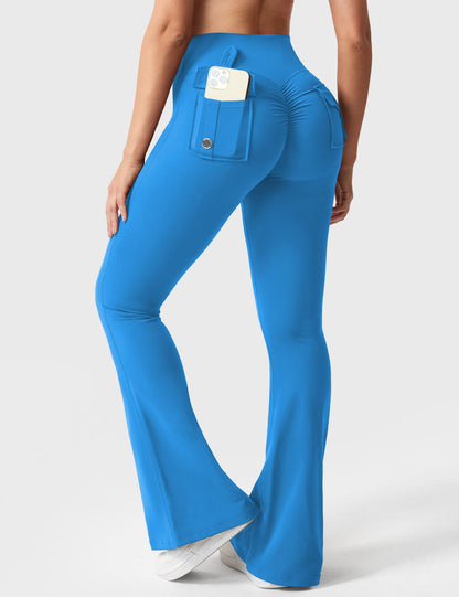 Victoria Fitness | Leggings acampanados con bolsillos