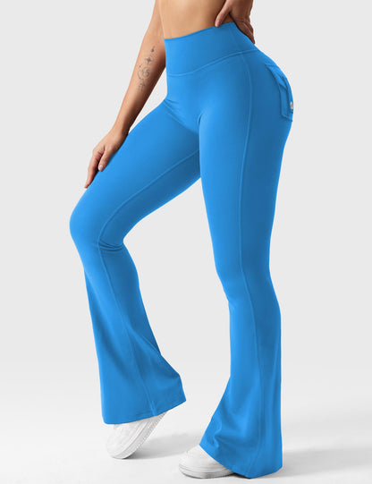 Victoria Fitness | Leggings acampanados con bolsillos